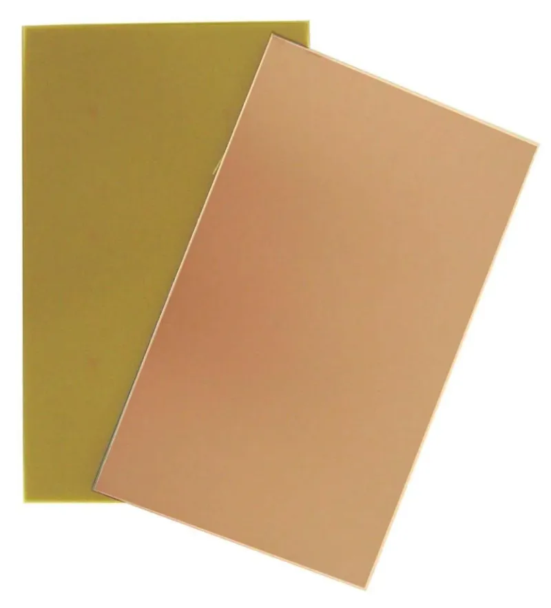 Placa de Fenolite Cobreada Dupla Face 30X20cm - Imagem 1