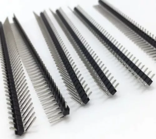 Kit 10x Barra de Pinos Macho 1x40 90 Graus