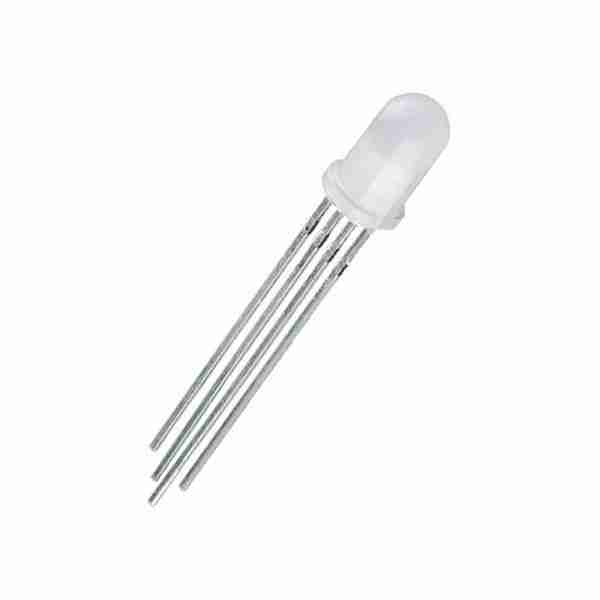 LED RGB 5mm Difuso Anodo Comum