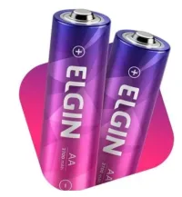 Pilha AA Recarregável 1500mAh Elgin–Unidade - Imagem 1