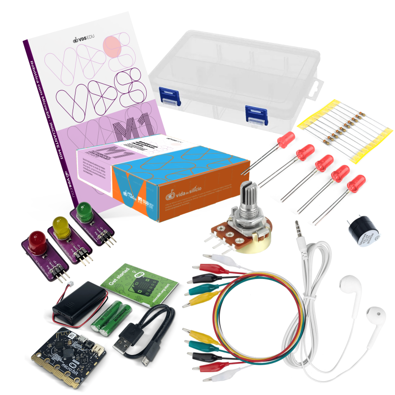 Kit Robótica Educacional com Micro:Bit - Nível 1