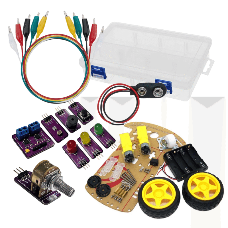 Kit Robótica Educacional Desplugada - Nível 3 - Robô Seguidor de Linha - Imagem 3