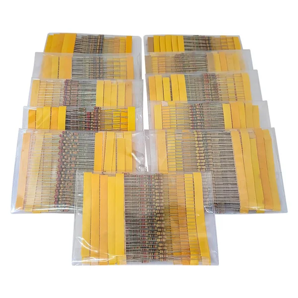 Kit Resistores 40 valores 400 unidades 5% 1/4W